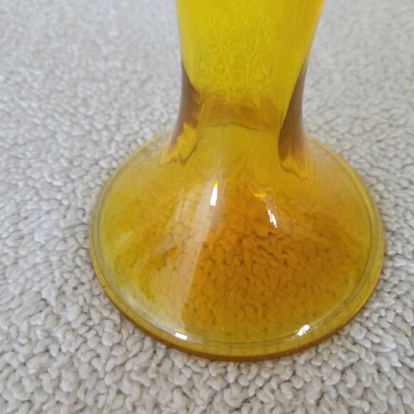 Antique Kralik Czech Art Glass Fan Vase - Picture 4 of 6